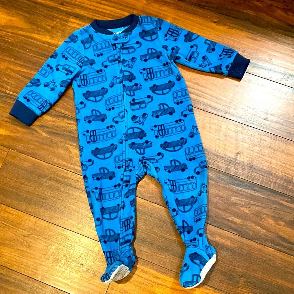 Carter’s Auto Pajamas Blue Size 12 Months